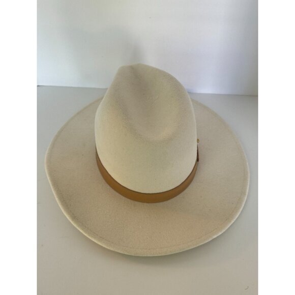 Lack of Color The Fader Hat Ivory Wool Coachella Festival Small 55 cm Australian - Picture 10 of 16